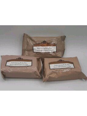 3 Melaleuca Exfoliating Bath Bar Soaps 4.5 Oz Gentle Body Cleanser New Sealed